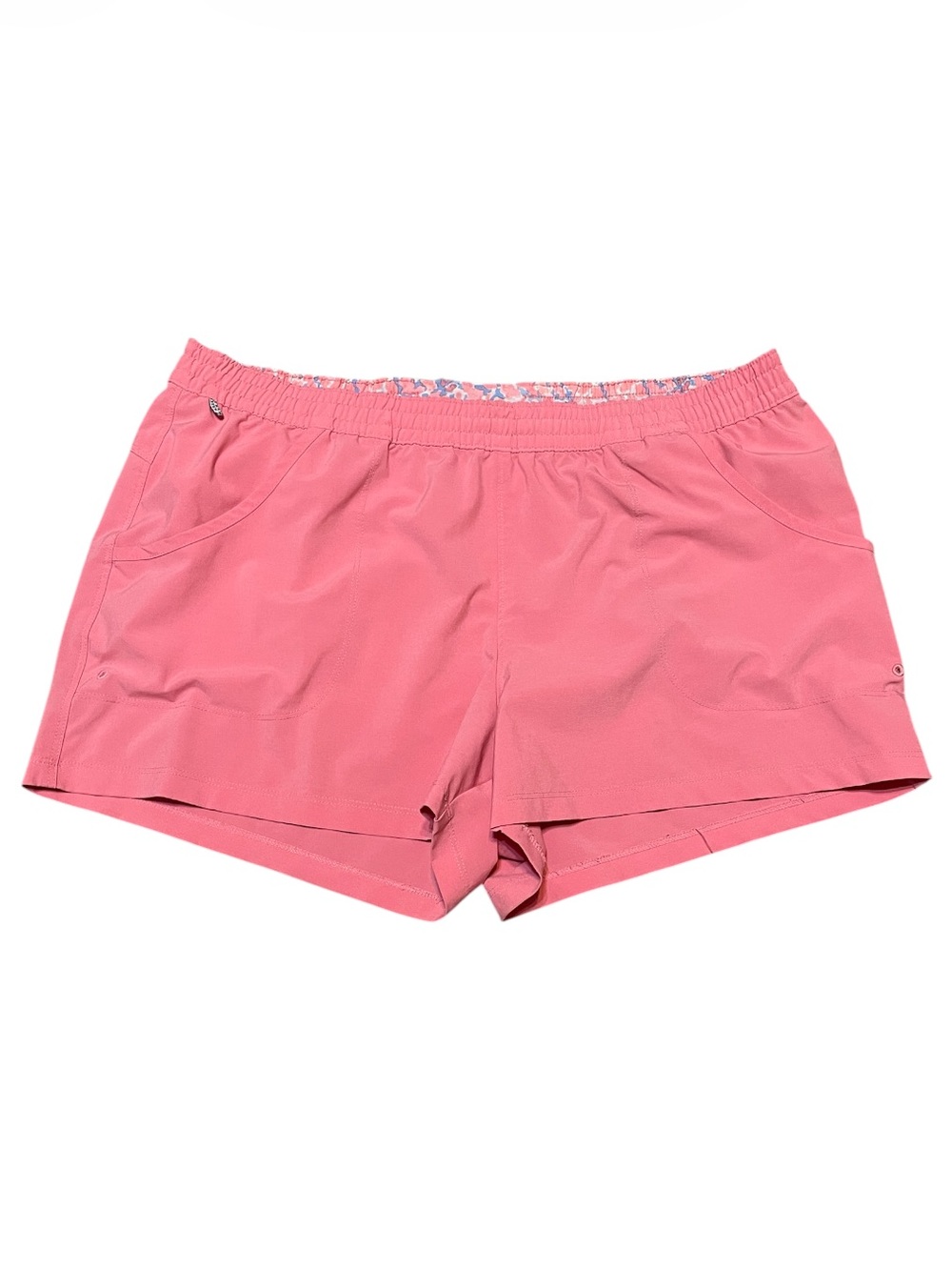 Women's Columbia Pink Quick‑Dry Outdoor Shorts XL Elastic Waist Drawstring